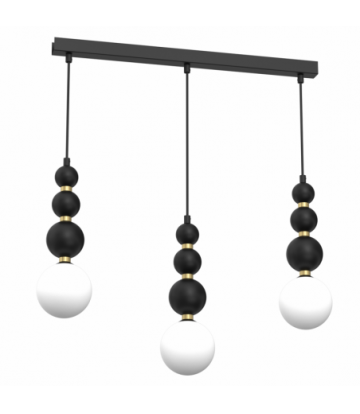 Lampa wisząca BOULE Black 3xG9