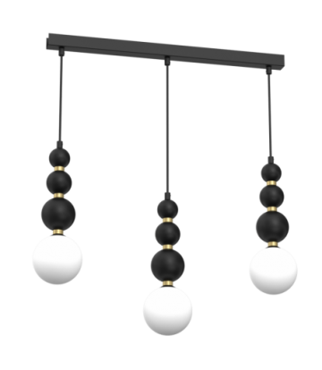 Lampa wisząca BOULE Black 3xG9