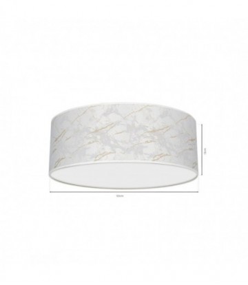 Lampa sufitowa SENSO White/Gold Ø500mm 3xE27