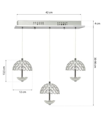 LAMPA WISZĄCA VENUS 3x5W LED