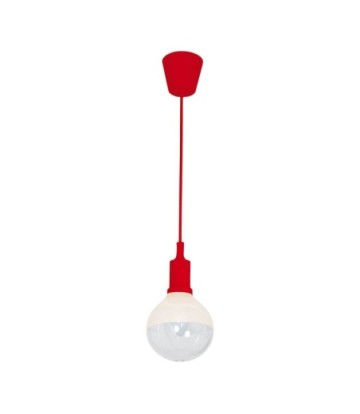 LAMPA WISZĄCA BUBBLE RED 5W E14 LED CZERWONA