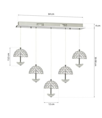 LAMPA WISZĄCA VENUS 5x5W LED