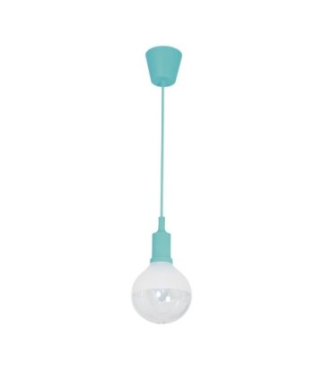 LAMPA WISZĄCA BUBBLE TURQUOISE 5W E14 LED