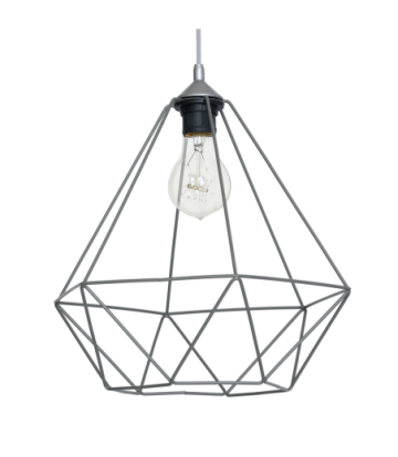 Lampa wisząca BASKET GRAY 1xE27