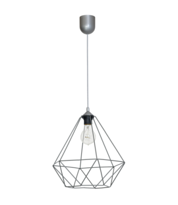 Lampa wisząca BASKET GRAY 1xE27