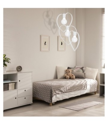 Lampa wisząca AMORE WHITE 3xE27