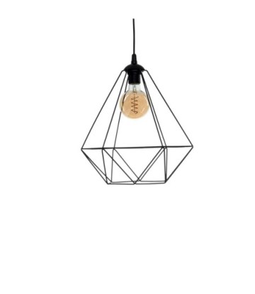 Lampa wisząca BASKET BLACK 1xE27