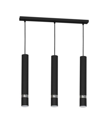 Lampa wisząca JOKER BLACK/CHROME 3xGU10