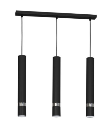 Lampa wisząca JOKER BLACK/CHROME 3xGU10