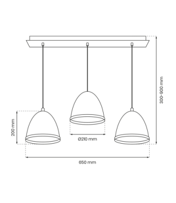 Lampa wisząca STUDIO WHITE 3xE27