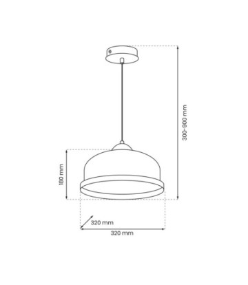 Lampa wisząca STUDIO WHITE 1xE27