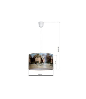 Lampa Wisząca HORSES 1xE27