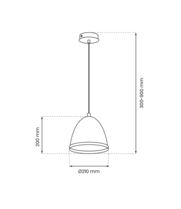 Lampa wisząca STUDIO WHITE 1xE27