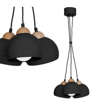 Lampa wisząca DAMA BLACK 3xE27