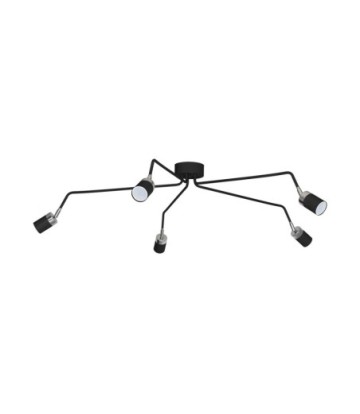 Lampa sufitowa JOKER BLACK/CHROME 5xGU10