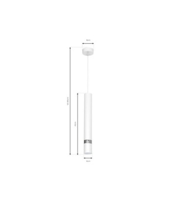 Lampa wisząca JOKER WHITE/CHROME 1xGU10