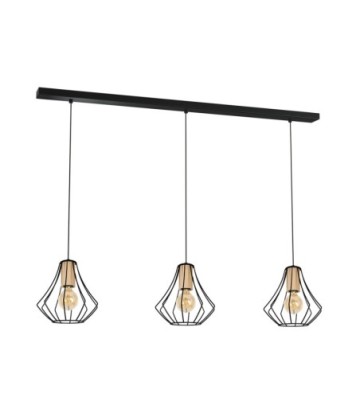 Lampa wisząca WILL BLACK 3xE27