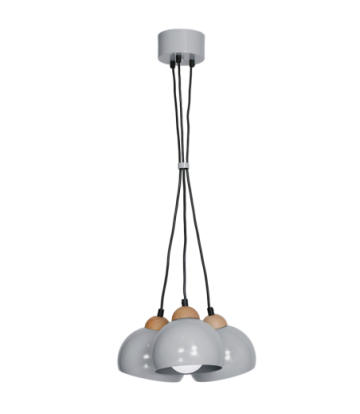 Lampa wisząca DAMA GRAY 3xE27