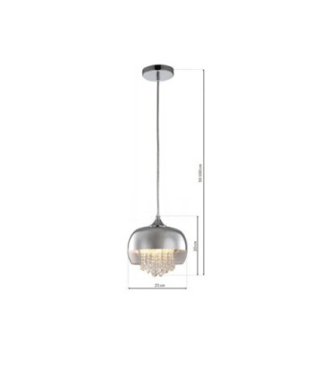 Lampa Wisząca LUNA 1xE14 LED