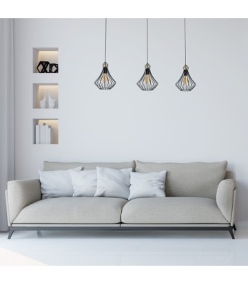 Lampa wisząca JEWEL BLACK 3xE27