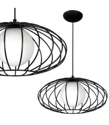 Lampa Wisząca KRONOS BLACK 1xE14