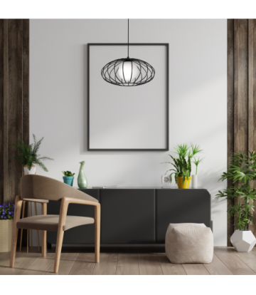 Lampa Wisząca KRONOS BLACK 1xE14