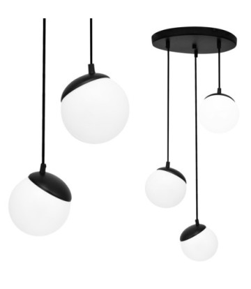 Lampa wisząca SFERA BLACK 3xE14