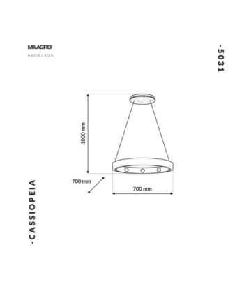 Lampa Wisząca CASSIOPEIA 9xE14