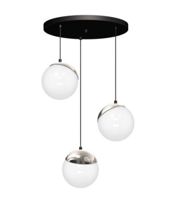 Lampa wisząca SFERA BLACK/CHROME 3xE14