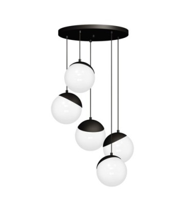 Lampa wisząca SFERA BLACK 5xE14