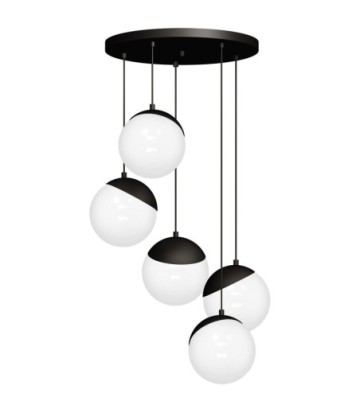 Lampa wisząca SFERA BLACK 5xE14