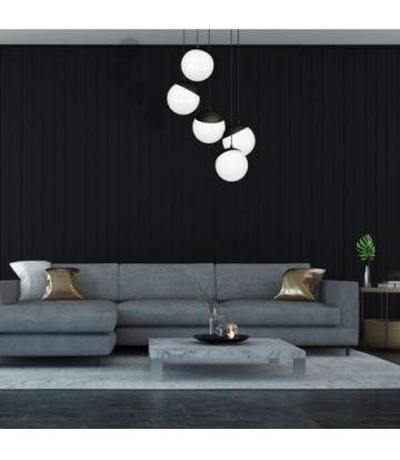 Lampa wisząca SFERA BLACK 5xE14