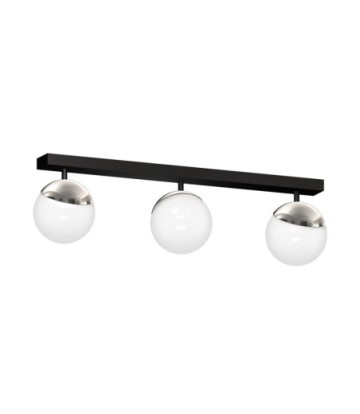 Lampa sufitowa SFERA BLACK/CHROME 3xE14