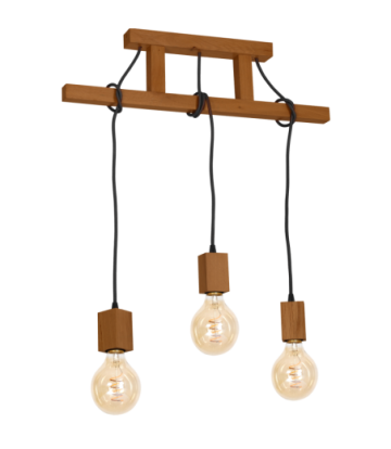 Lampa Wisząca JACK 3xE27 Dąb