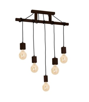 Lampa Wisząca JACK 5xE27 Orzech