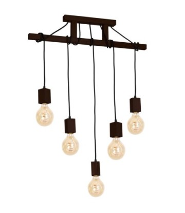 Lampa Wisząca JACK 5xE27 Orzech