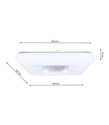 Plafon YAX 24W LED Ściemnialny+ Pilot