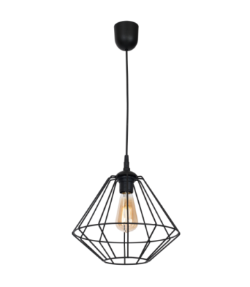 Lampa wisząca COLIN BLACK 1xE27