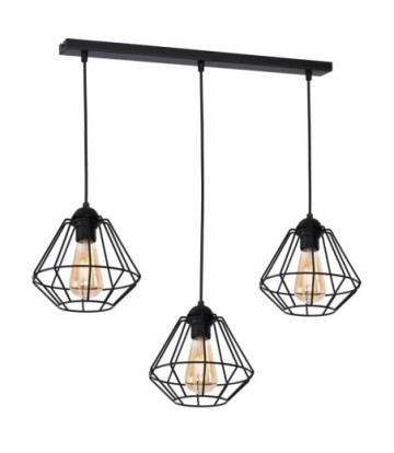 Lampa wisząca COLIN BLACK 3xE27