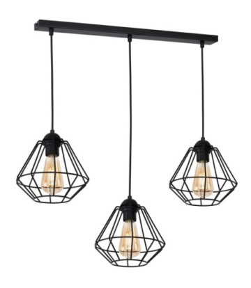 Lampa wisząca COLIN BLACK 3xE27