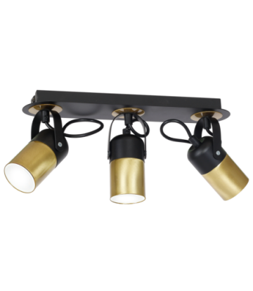 Lampa sufitowa WILSON BLACK 3xGU10