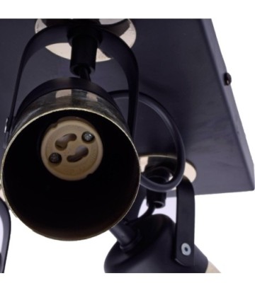 Lampa sufitowa WILSON BLACK 4xGU10