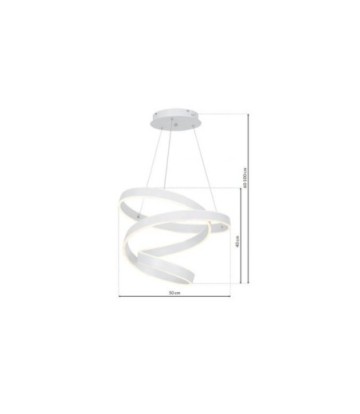 Lampa wisząca ANDROMEDA WHITE 100W LED