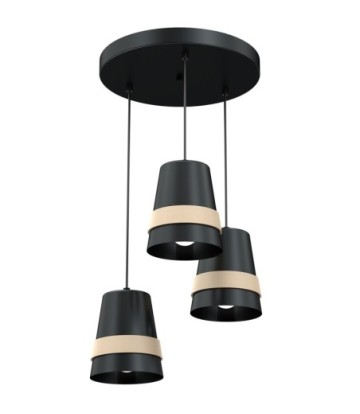 Lampa wisząca VENEZIA BLACK 3xE27