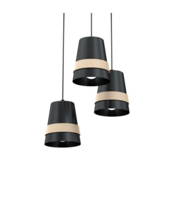 Lampa wisząca VENEZIA BLACK 3xE27