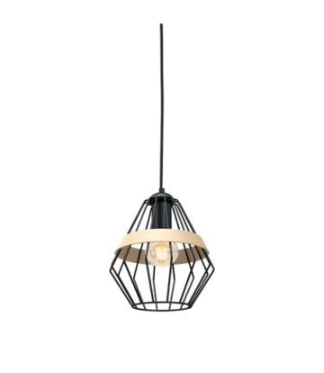 Lampa wisząca CLIFF BLACK 1xE27