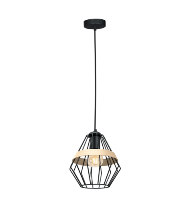 Lampa wisząca CLIFF BLACK 1xE27