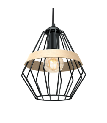 Lampa wisząca CLIFF BLACK 1xE27