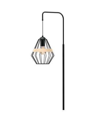 Lampa stojąca CLIFF BLACK 1xE27