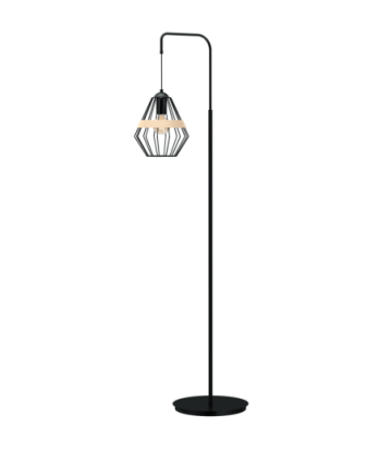 Lampa stojąca CLIFF BLACK 1xE27